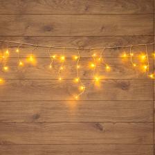 Товар для праздника Neon-Night электрогирлянда Гирлянда светодиодная Бахрома теплый белый свет 25х0.6 м