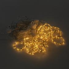 Товар для праздника Neon-Night Электрогирлянда светодиодная Занавес из Росы теплый белый свет 3 м