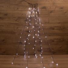 Товар для праздника Neon-Night Елочная гирлянда с кольцом, 7 нитей по 1,8 метра, цвет диодов белый, не соединяется, цена за 1 шт