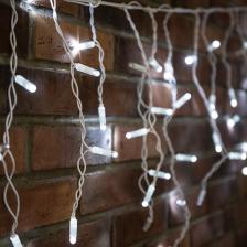 Товар для праздника Neon-Night Гирлянда Айсикл 2.4x0.6m 88 LED White 255-036