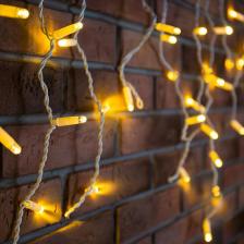 Товар для праздника Neon-Night Гирлянда АЙСИКЛ бахрома, 4,8х0,6 м, белый ПВХ, 152LED тепло-белые