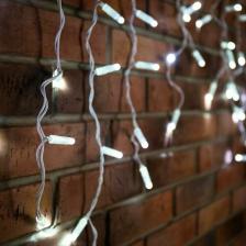 Товар для праздника Neon-Night Гирлянда Айсикл светодиодный, 2,4 х 0,6 м, белый провод, 230 В, диоды белые, 88 LED, цена за 1 шт