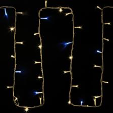 Товар для праздника Neon-Night Гирлянда Нить 20м, с эффектом мерцания, белый каучук, 24В, цвет Тёплый белый, цена за 1 шт