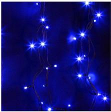 Товар для праздника Neon-Night Гирлянда Нить 20м, с эффектом мерцания, черный каучук, 24В, цвет Белый, цена за 1 шт