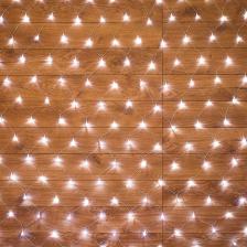 Товар для праздника Neon-Night Гирлянда Сеть 1,5х1,5м, прозрачный ПВХ, 150 LED Белые, цена за 1 шт