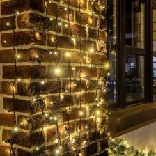 Товар для праздника Neon-Night Гирлянда Светодиодный Дождь 2х3м, 600 LED ТЕПЛЫЙ БЕЛЫЙ, черный ПВХ, IP65, постоянное свечение, 230В соединяется, цена за 1 шт