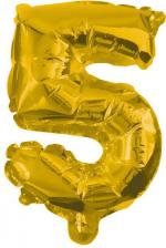 Товар для праздника Procos Воздушный шар 5 Party Essentials из фольги золотой