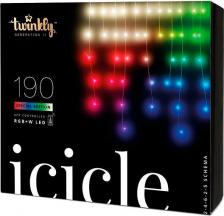 Товар для праздника Twinkly Гирлянда Icicle,190 LED, RГБ+W, Wi-Fi TWI190SPP-TEU