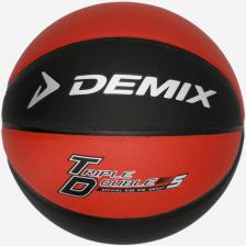 Товар для спорт.игр Demix Мяч баскетбольный 114491-FC, универсальный, 5-й размер, черный/оранжевый