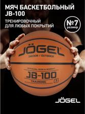 Товар для спорт.игр Jogel Баскетбольный мяч JB-100 №7 brown