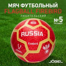 Товар для спорт.игр Jogel Мяч футбольный Flagball Firebird, размер 5