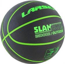 Товар для спорт.игр Larsen Баскетбольный мяч Slam Dunk №7 black