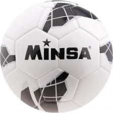 Товар для спорт.игр Minsa Футбольный мяч 634894 5 белый/черный