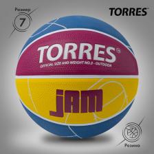 Товар для спорт.игр Torres Мяч баскетбольный Jam B023123, размер 3