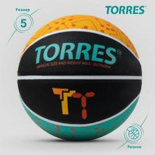 Товар для спорт.игр Torres Мяч баскетбольный TТ B023155, размер 5