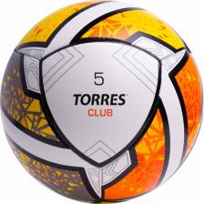 Товар для спорт.игр Torres Мяч футбольный Club NEW размер №5 поставляется накаченным