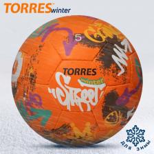 Товар для спорт.игр Torres Мяч футбольный Winter Street F023285, размер 5