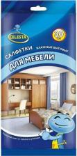 Салфетка Celesta Влажные салфетки для мебели, 30 шт