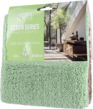 Салфетка Gipfel Набор салфеток Clean Series для удаления пыли 30x30 см, зеленый и коричневый, 2 шт