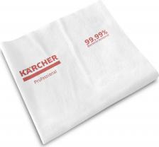 Салфетка Karcher Тканые микроволоконные салфетки, одноразовые салфетки красного цвета, изготовленные из 100 %-го микроволокна, гарантируют практически полное