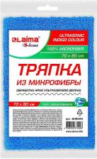 Тряпка Лайма Тряпка для мытья пола из микрофибры 70х80 см "ULTRASONIC INDIGO COLOUR", синяя, HOME, 608220