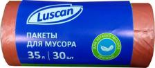 Мешки для мусора Luscan Мешки для мусора на 35 л красные