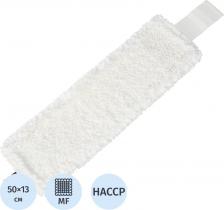 Насадка для швабры Luscan Насадка МОП для швабры-флаундера (плоской) микрофибра 50x13 см белая