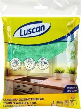 Салфетка Luscan Салфетки хозяйственные микрофибра 30х30 см 4 штуки в упаковке