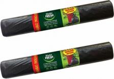 Мешки для мусора Master Fresh Пакеты для мусора, суперпрочные, черные, 200 л, 10 штук