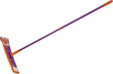 Швабра Perfecto Linea Швабра для пола Быстро-чисто с насадкой из микрофибры оранжевая