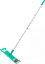 Швабра Perfecto Linea Швабра с практичной ножной педалью. Способна вращаться на 360 градусов для удобного использования. Предназначена для сухой и влажной уборки гладких