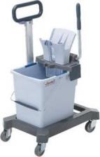 Ведро Vileda Система подходит для всех видов клининговых задач, оснащена простым в использовании отжимом, встроенными держателями ручек и простым для перемещения