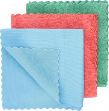Товар для уборки Werner Набор салфеток из микрофибры Easy life 3 шт., 30x30 см