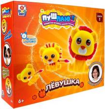 Товары для творчества, хобби 1 Toy Набор для творчества пуш-плюш Лёвушка, Т22595