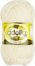 Товары для творчества, хобби Adelia Пряжа Casual №02 белый
