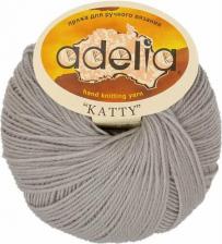 Товары для творчества, хобби Adelia Пряжа Katty №11 светло-серый