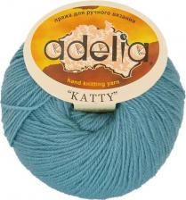 Товары для творчества, хобби Adelia Пряжа Katty №16 голубой