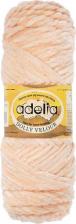 Товары для творчества, хобби Adelia Роскошная детская велюровая пряжа "DOLLY VELOUR" 3 мотка по 100 грамм, цвет светло-бежевый 03