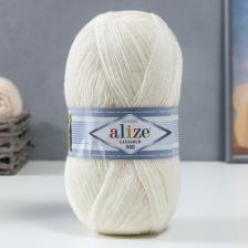 Товары для творчества, хобби Alize Lanagold 800, 49% шерсть, 51% акрил, 800 мх100 г, 450 жемчужная