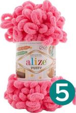 Товары для творчества, хобби Alize Пряжа Puffy 100 % микрополиэстер 9м/100г (377) 8697678076875