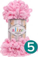Товары для творчества, хобби Alize Пряжа 'Puffy' 100г 9м (100% микрополиэстер) (185 розовый)
