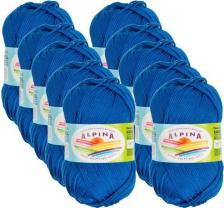 Товары для творчества, хобби Alpina Пряжа ANABEL-055 ANABEL синий