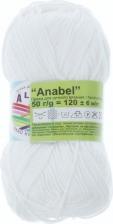 Товары для творчества, хобби Alpina Пряжа ANABEL 10 шт. в упак. цвет БЕЛЫЙ ANABEL-002 120 м от