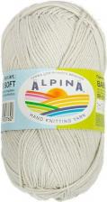 Товары для творчества, хобби Alpina Пряжа Baby super soft №03 светло-серый