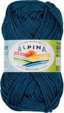 Товары для творчества, хобби Alpina Пряжа Garry №16 апатит, сине-зеленый