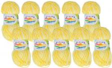 Товары для творчества, хобби Alpina Пряжа Katrin №046 светло-желтый, ярко-желтый