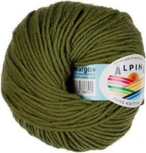 Товары для творчества, хобби Alpina Пряжа MARGO-07 MARGO темно-оливковый