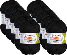 Товары для творчества, хобби Alpina Пряжа Nori №10 серый