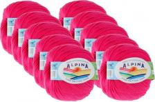 Товары для творчества, хобби Alpina Пряжа RENE-148 RENE 148 светло-салатовый