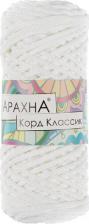 Товары для творчества, хобби Arachna Пряжа Cord Classic 100% полиэфир 3 шт. х 200 г +- 10 г 100 м +- 5 м N01 белый